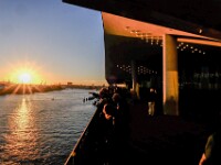 Auch in Hamburg geht die Sonne unter