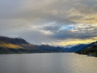 Blick ans Ende des Fjords