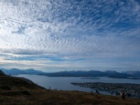 Attraktive Wolken über den Lofoten