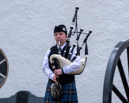 BlairCastle-18-3 Blair Castle Dudelsackspielerin