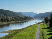 4C38C275-37DA-4FF9-8828-531EFA6AA3C2-16813-0000103118597866-8 Bad Schandau von der Elbbrücke (da gibt es nicht so viel davon, meist fahren kleine Fähren über den Fluss, für Fußgänger und Radler)