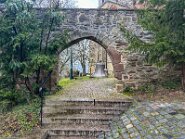 Hinweis zum Glockenmuseum in der Stiftskirche
