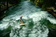 Surfen am Eisbach